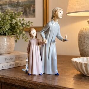 NAO by Lladro My Little Sister #253 Brother Sister Candle Figurine Spain